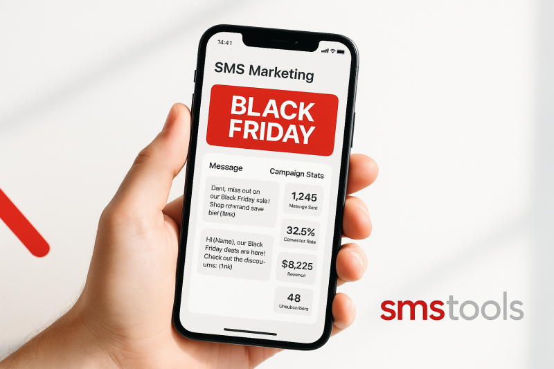 10 SMS Marketing Vorlagen für Black Friday