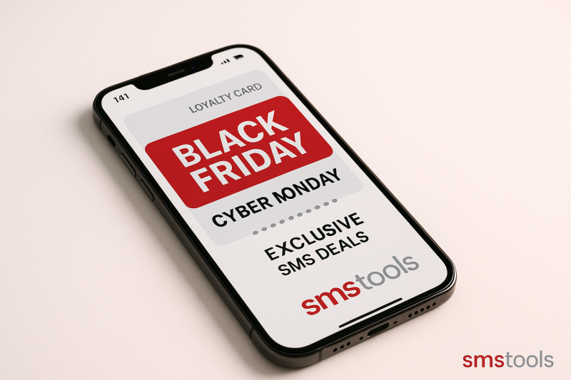 Black Friday und Cyber Monday SMS Marketing