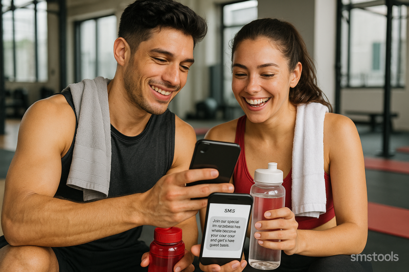 SMS marketing strategies for gyms and fitness centers