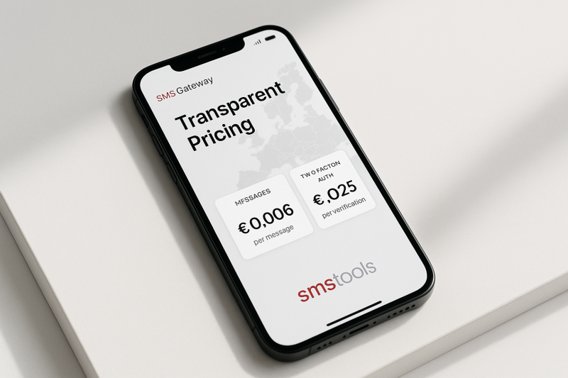 Transparente sms gateway preise in Europa